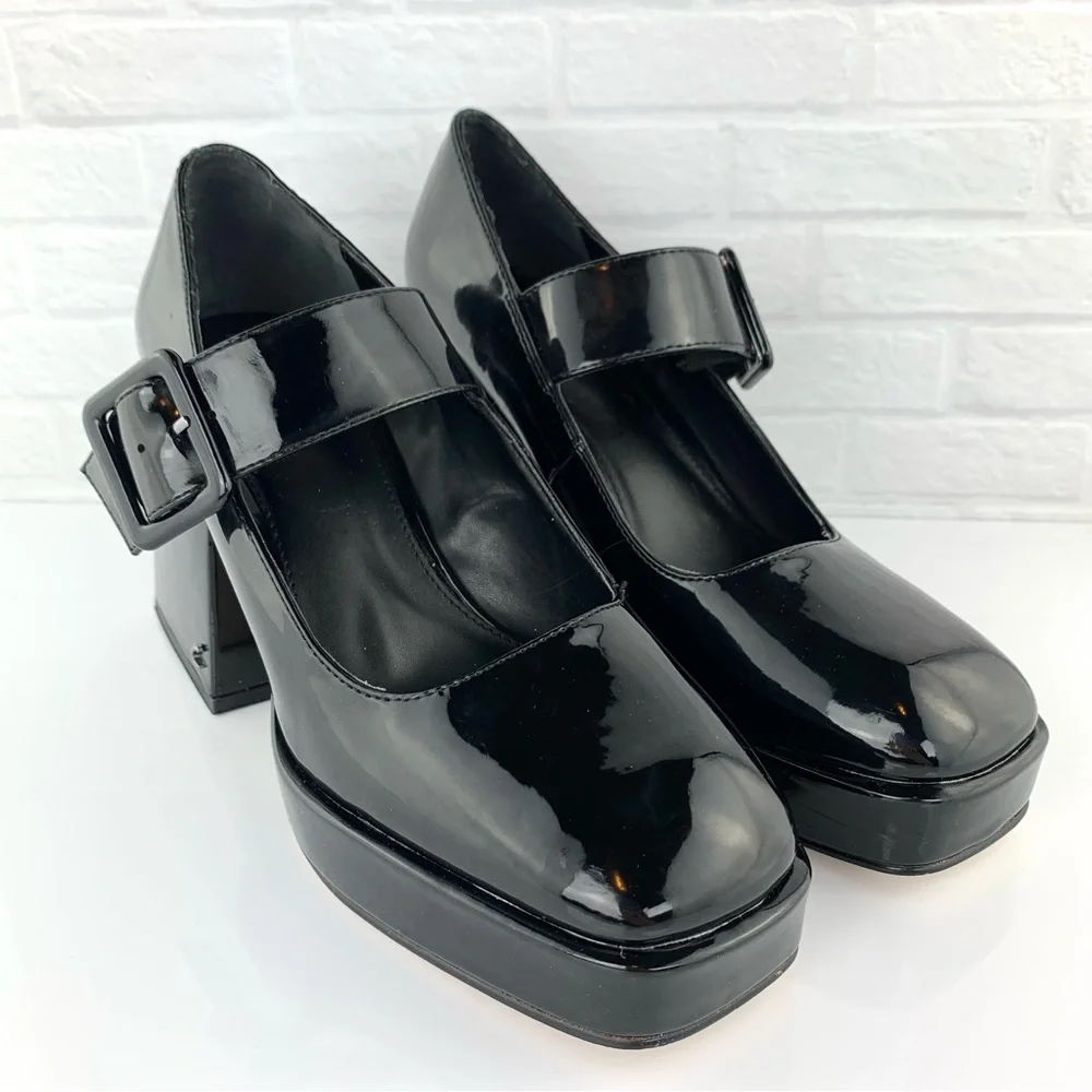 NEW! CIRCUS NY BY SAM EDELMAN Khiara Platform Mary Jane Pumps Heels Size 7.5